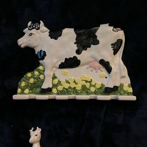 Sigma Beauty Black and White Cow Wall Art